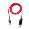 KABEL USB TYP C 2.4A QC 3.0 1.2M MIERNIK LED USB-C